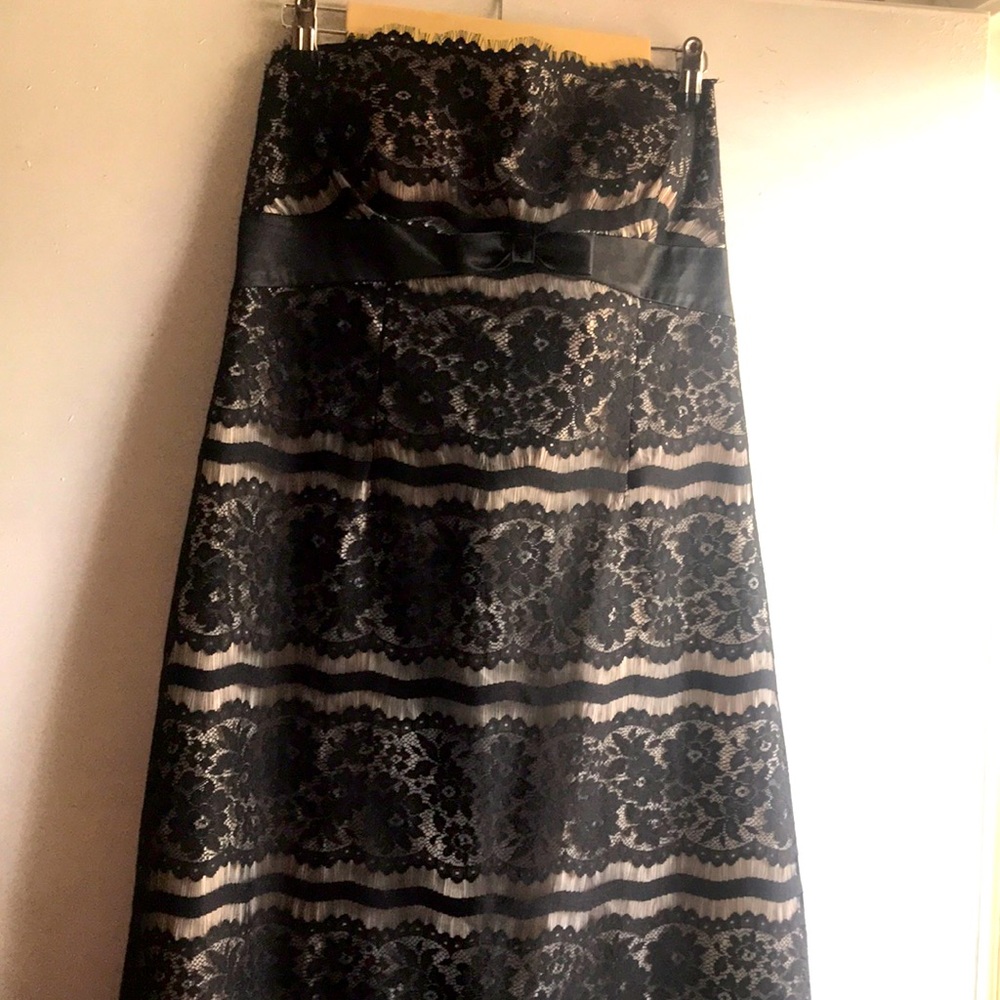 Strapless dress